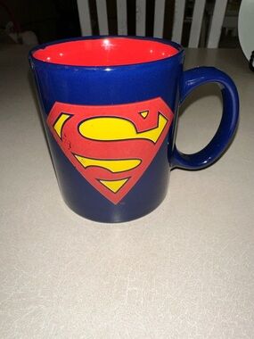 DC Comics Superman Ceramic Mug - Blue, Red & Yellow